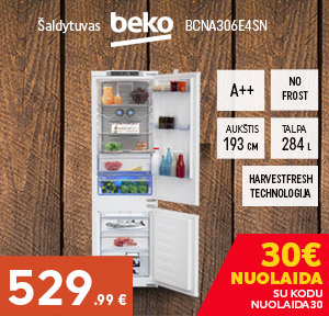 Šaldytuvas BEKO BCNA306E4SN