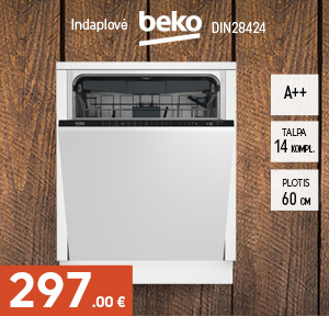 Įmontuojama indaplovė Beko DIN28424