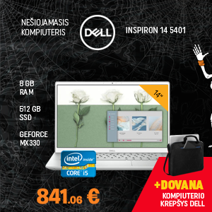 Nešiojamas kompiuteris Dell Inspiron 14 5401
