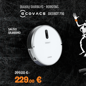 Dulkių siurblys - robotas ECOVACS DEEBOT 710