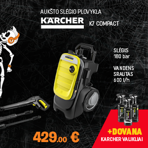 Aukšto slėgio plovykla Karcher K7 Compact