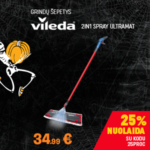 Grindų šepetys Vileda 2in1 Spray UltraMat