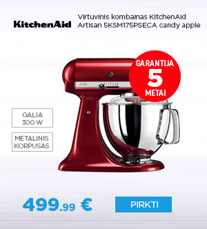 Virtuvinis kombainas KitchenAid Artisan 5KSM175PSECA candy apple