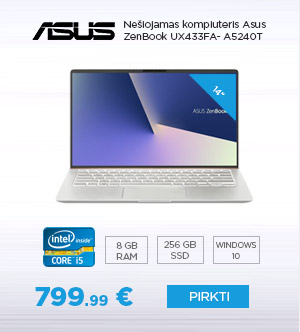 Nešiojamas kompiuteris Asus ZenBook UX433FA-A5240T