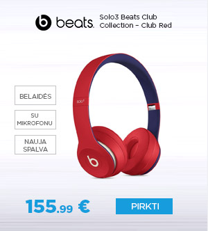 Ausinės Beats Solo3 Beats Club Collection – Club Red
