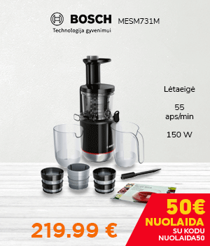 Lėtaeigė sulčiaspaudė Bosch MESM731M