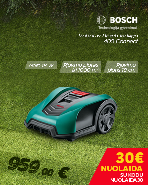 Robotas Bosch Indego 400 Connect