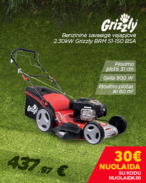 Benzininė savaeigė vejapjovė 2.30kW Grizzly BRM 51-150 BSA